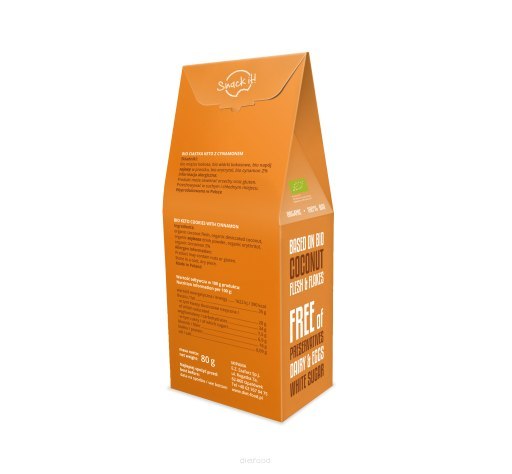 Bio Keto sausainiai su cinamonu