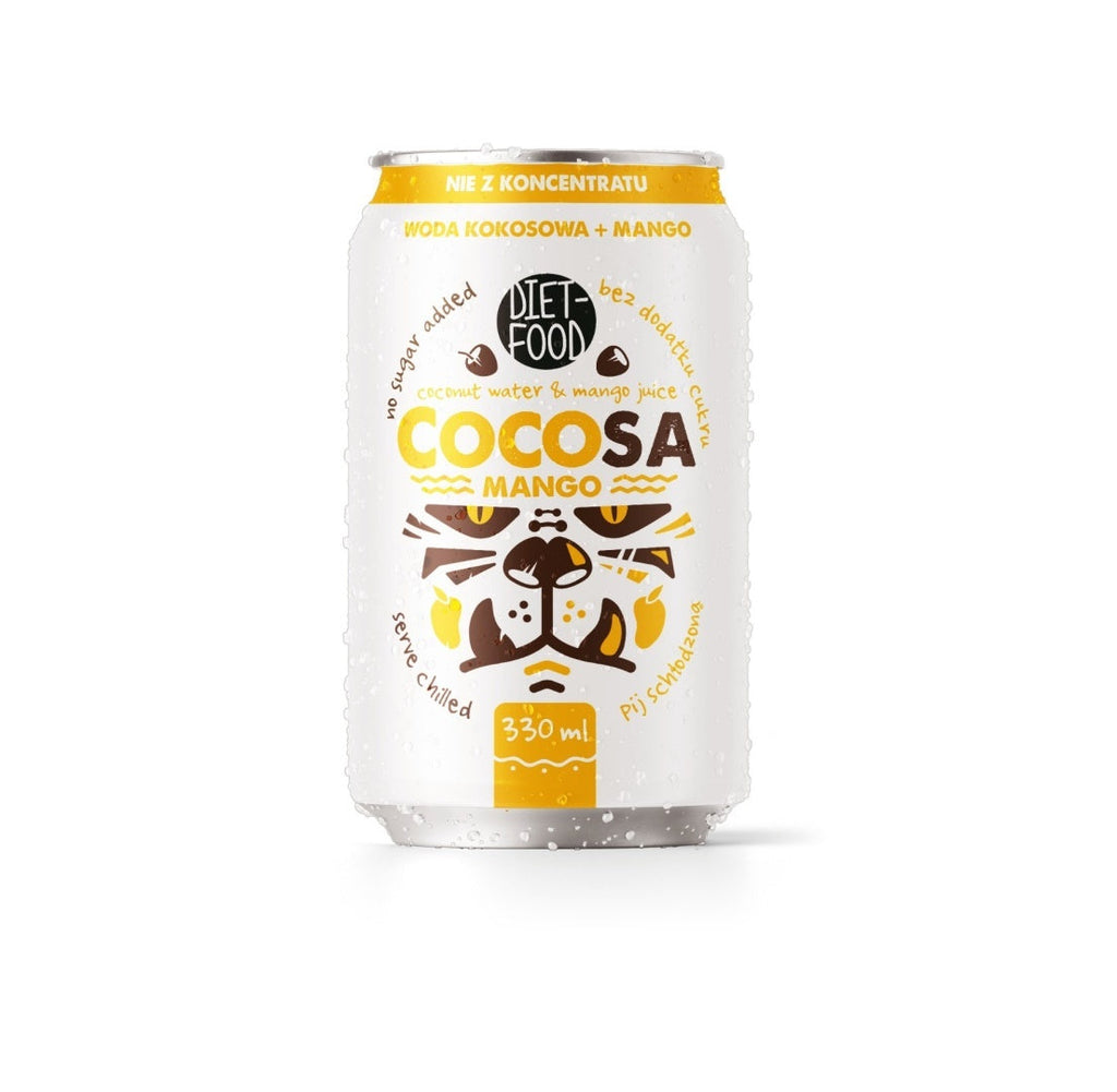 Cocosa kokosų vanduo su mango sultimis NFC, 330 ml