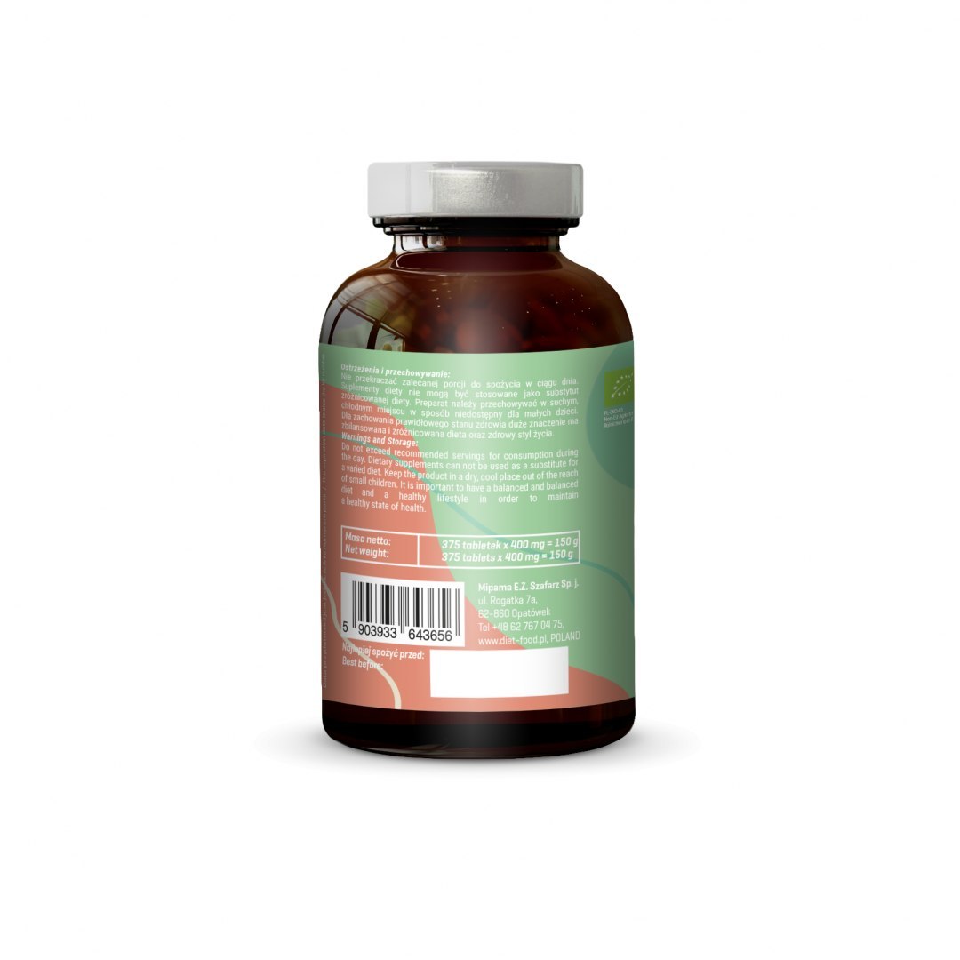 „Diet-Food“ BIO DETOX tabletės, 365 vnt. Maisto papildas
